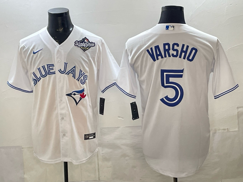 Men 2026 Toronto Blue Jays #5 Varsho white Game Nike MLB Jersey 2026004